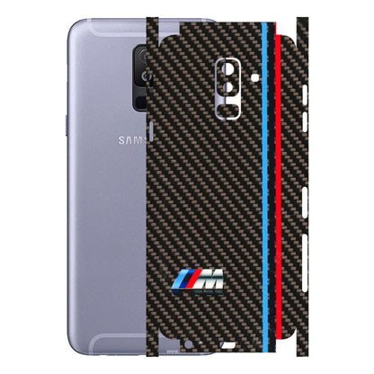 Samsung A/S Series Phone Skins (All Models) - BM Carbon Fiber Feels - 3D Embossed Finish (L-38) Samsung Galaxy A6 Plus 2018