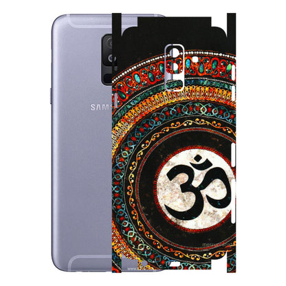 Samsung A/S Series Phone Skins (All Models) - Aum Chant Abstract - 3D Embossed Finish (L-42) Samsung Galaxy A6 Plus 2018