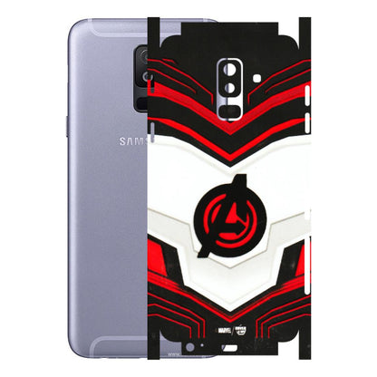 Samsung A/S Series Phone Skins (All Models) - Avengers Logo - 3D Embossed Finish (L-55) Samsung Galaxy A6 Plus 2018