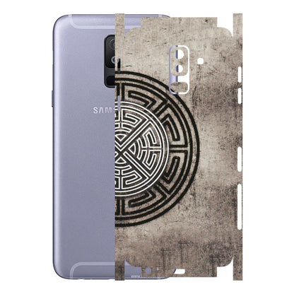 Samsung A/S Series Phone Skins (All Models) - Mysterious Circular Design - 3D Embossed Finish (L-63) Samsung Galaxy A6 Plus 2018