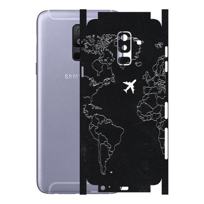 Samsung A/S Series Phone Skins (All Models) - Never Ending Travel - 3D Embossed Finish (L-79) Samsung Galaxy A6 Plus 2018