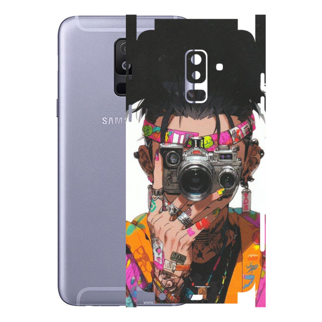 Samsung A/S Series Phone Skins (All Models) - Camera Lover Girl - Matte Finish (M-09) Samsung Galaxy A6 Plus 2018