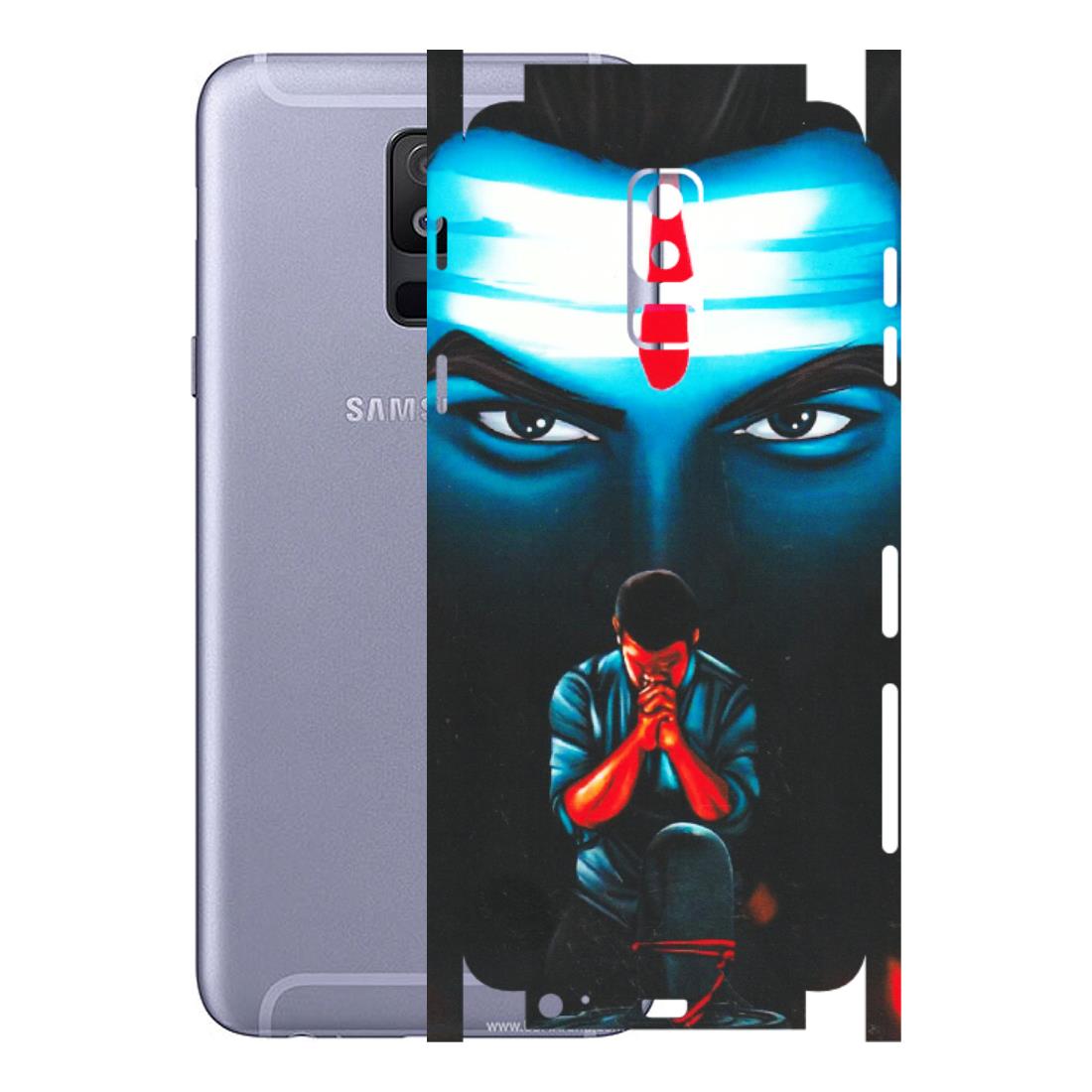 Samsung A/S Series Phone Skins (All Models) - Mahakal Bhakt - Matte Finish (M-112) Samsung Galaxy A6 Plus 2018