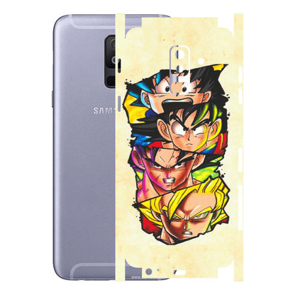 Samsung A/S Series Phone Skins (All Models) - Angry Multi Anime - Matte Finish (M-113) Samsung Galaxy A6 Plus 2018