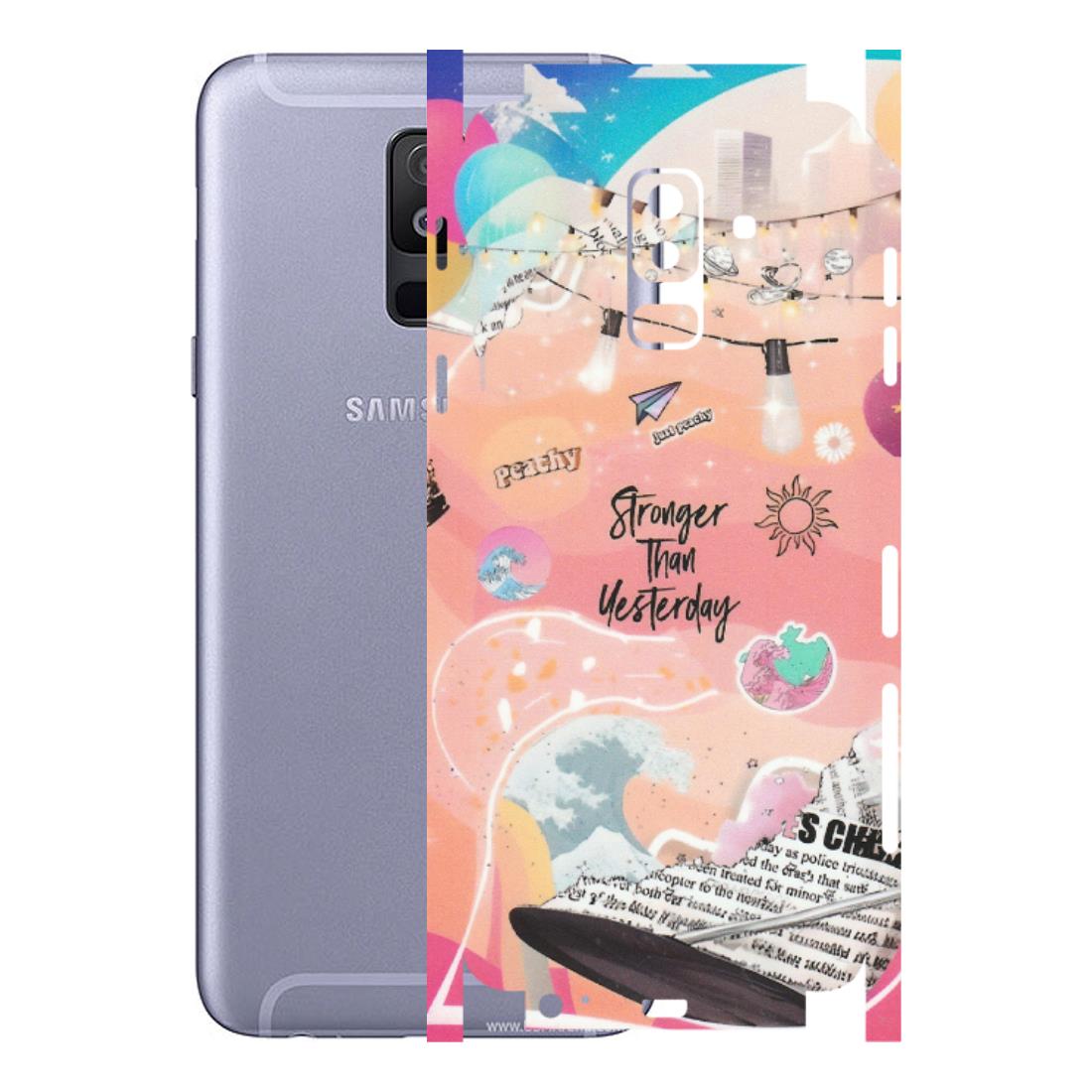 Samsung A/S Series Phone Skins (All Models) - Stronger Then Yesterday - Matte Finish (M-128) Samsung Galaxy A6 Plus 2018