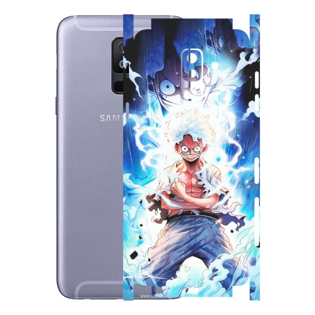 Samsung A/S Series Phone Skins (All Models) - Blue Thunder Luffy Anime - Matte Finish (M-132) Samsung Galaxy A6 Plus 2018
