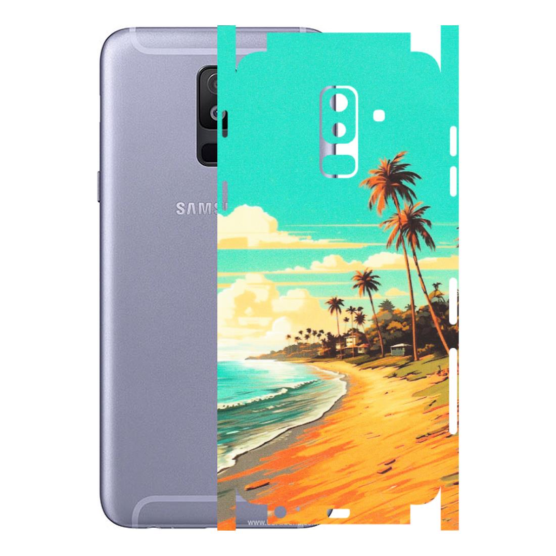 Samsung A/S Series Phone Skins (All Models) - Miami Beach - Matte Finish (M-136) Samsung Galaxy A6 Plus 2018