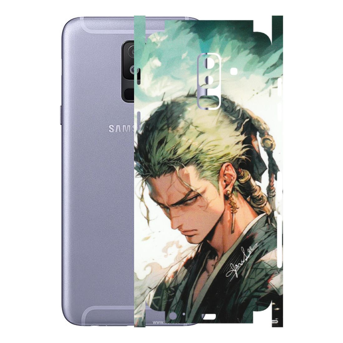 Samsung A/S Series Phone Skins (All Models) - New Roronoa Zoro One Picece Anime - Matte Finish (M-140) Samsung Galaxy A6 Plus 2018