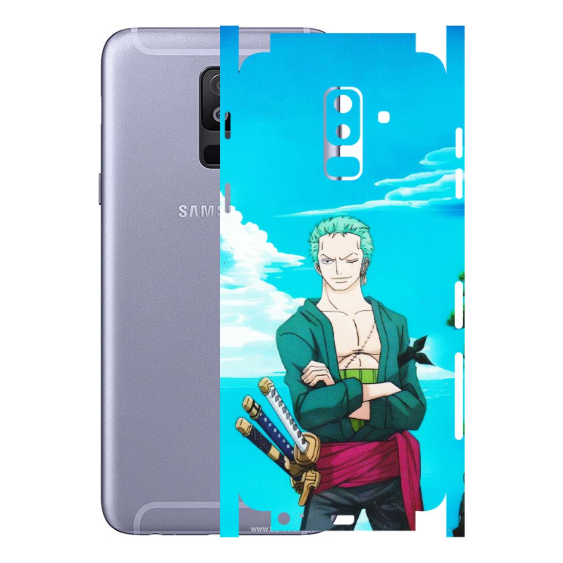 Samsung A/S Series Phone Skins (All Models) - Cool Swordman Zoro Anime - Matte Finish (M-143) Samsung Galaxy A6 Plus 2018