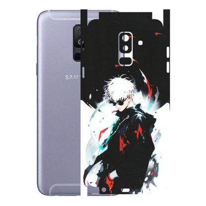 Samsung A/S Series Phone Skins (All Models) - Gojo Powerful Charater Kaisen Anime - Matte Finish (M-144) Samsung Galaxy A6 Plus 2018