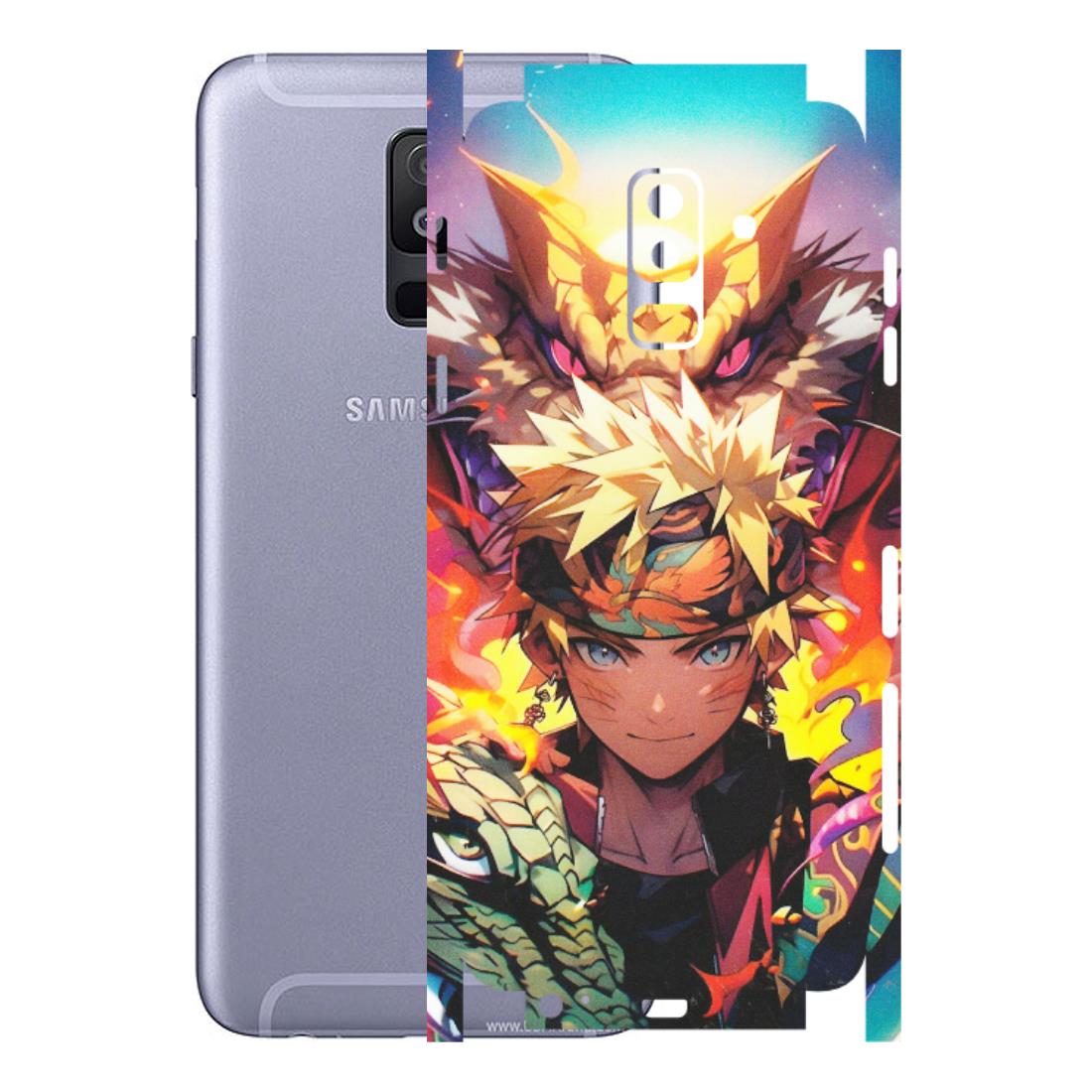 Samsung A/S Series Phone Skins (All Models) - Angry Naruto Anime - Matte Finish (M-148) Samsung Galaxy A6 Plus 2018