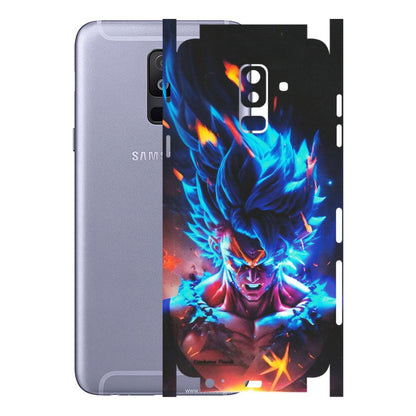 Samsung A/S Series Phone Skins (All Models) - Angry Goku Dragon Ball Anime - Matte Finish (M-150) Samsung Galaxy A6 Plus 2018
