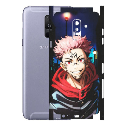 Samsung A/S Series Phone Skins (All Models) - Yuji Itadori Funny Face Anime - Matte Finish (M-152) Samsung Galaxy A6 Plus 2018