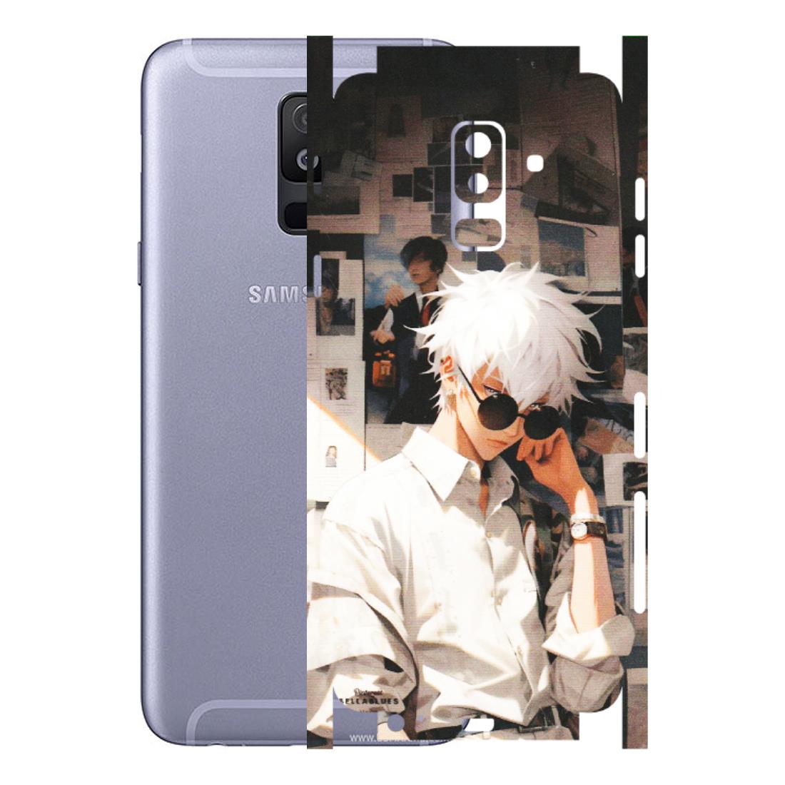 Samsung A/S Series Phone Skins (All Models) - Gojo Satoru Jujustu Kaisen Anime - Matte Finish (M-156) Samsung Galaxy A6 Plus 2018