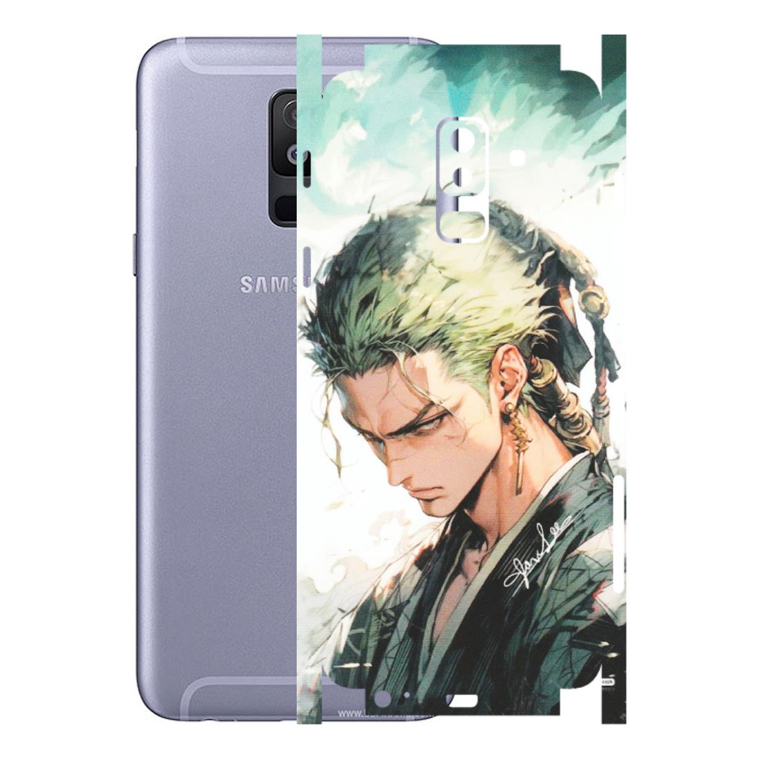 Samsung A/S Series Phone Skins (All Models) - Pirate Hunter One Piece Anime - Matte Finish (M-157) Samsung Galaxy A6 Plus 2018