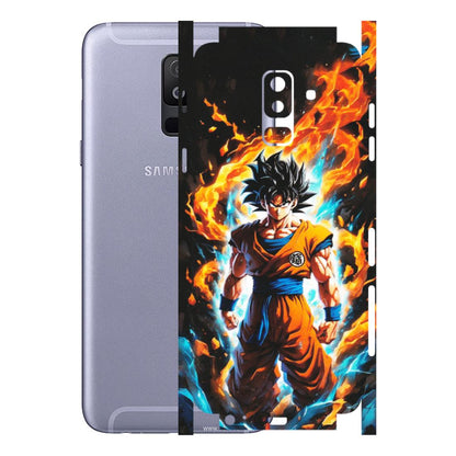 Samsung A/S Series Phone Skins (All Models) - Goku Transformation Anime - Matte Finish (M-159) Samsung Galaxy A6 Plus 2018
