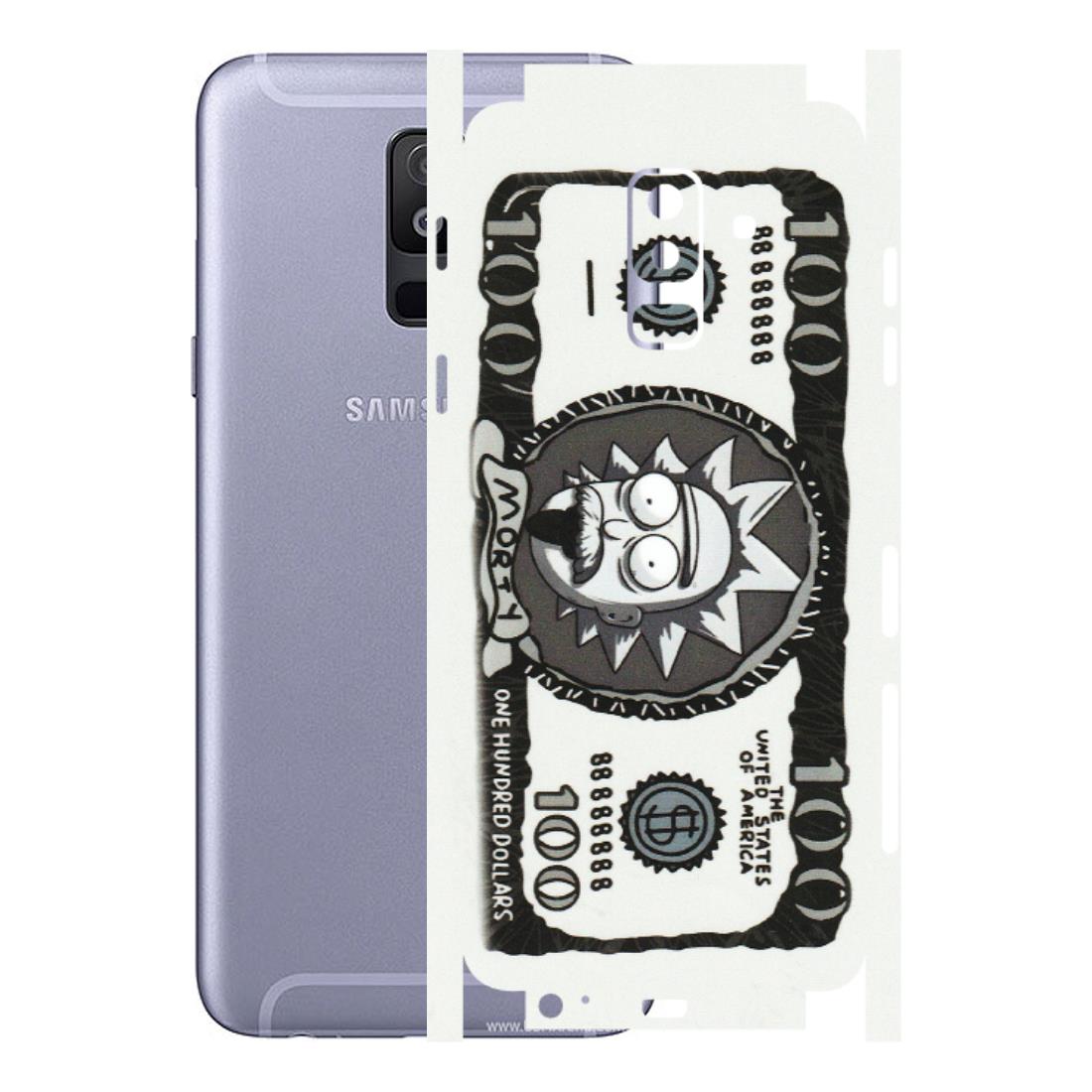 Samsung A/S Series Phone Skins (All Models) - Rick And Morty Hundred Dollar Anime - Matte Finish (M-161) Samsung Galaxy A6 Plus 2018