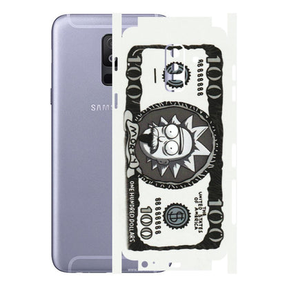 Samsung A/S Series Phone Skins (All Models) - Rick And Morty Hundred Dollar Anime - Matte Finish (M-161) Samsung Galaxy A6 Plus 2018
