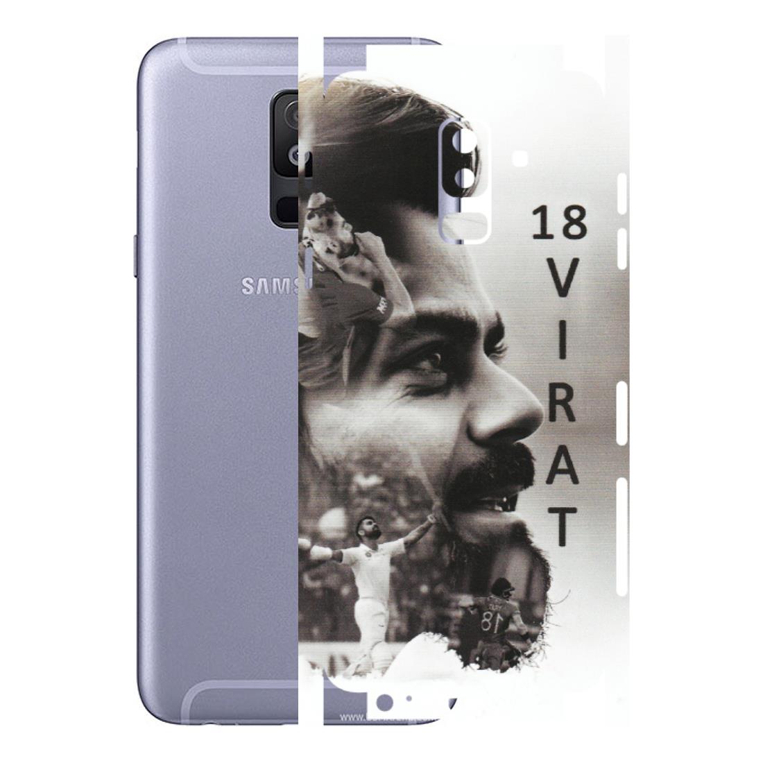 Samsung A/S Series Phone Skins (All Models) - Virat Kohli Cricketer - Matte Finish (M-163) Samsung Galaxy A6 Plus 2018