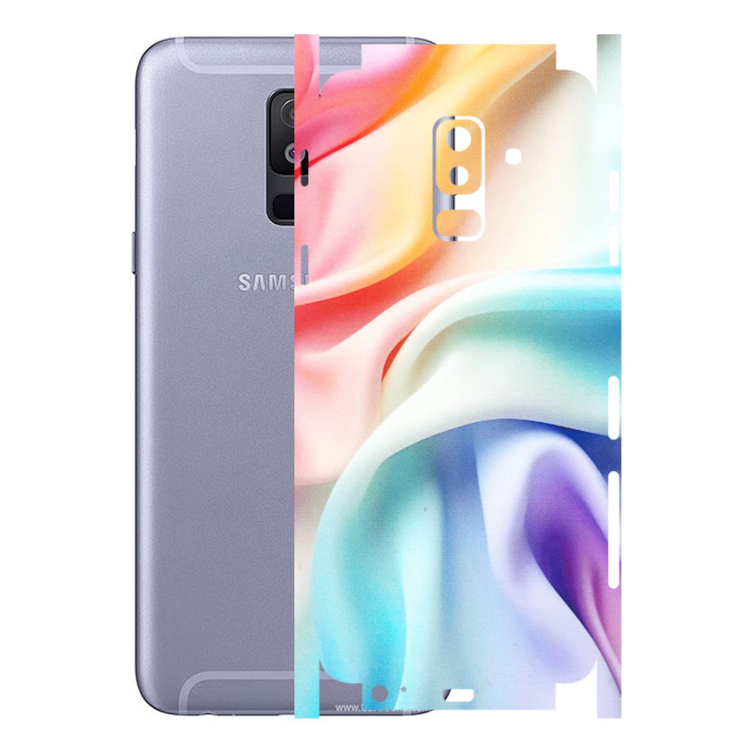 Samsung A/S Series Phone Skins (All Models) - Colourful Silk Cloth - Matte Finish (M-165) Samsung Galaxy A6 Plus 2018