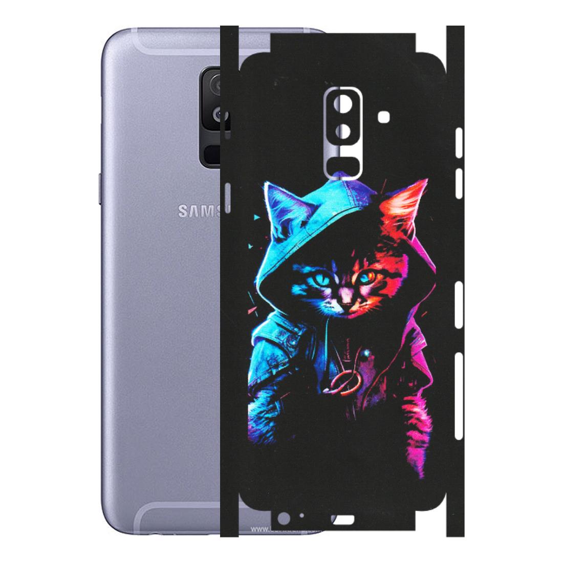 Samsung A/S Series Phone Skins (All Models) - Cyberpunk Cat - Matte Finish (M-45) Samsung Galaxy A6 Plus 2018