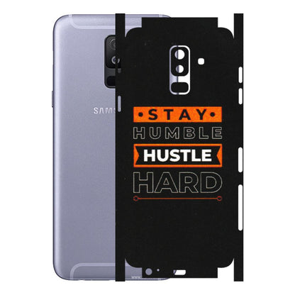 Samsung A/S Series Phone Skins (All Models) - Stay Humble Stay Hard - Matte Finish (M-48) Samsung Galaxy A6 Plus 2018