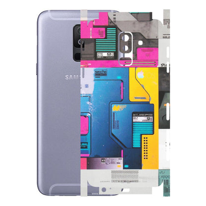 Samsung A/S Series Phone Skins (All Models) - Colourfull Motherboard Internals - Matte Finish (M-55) Samsung Galaxy A6 Plus 2018