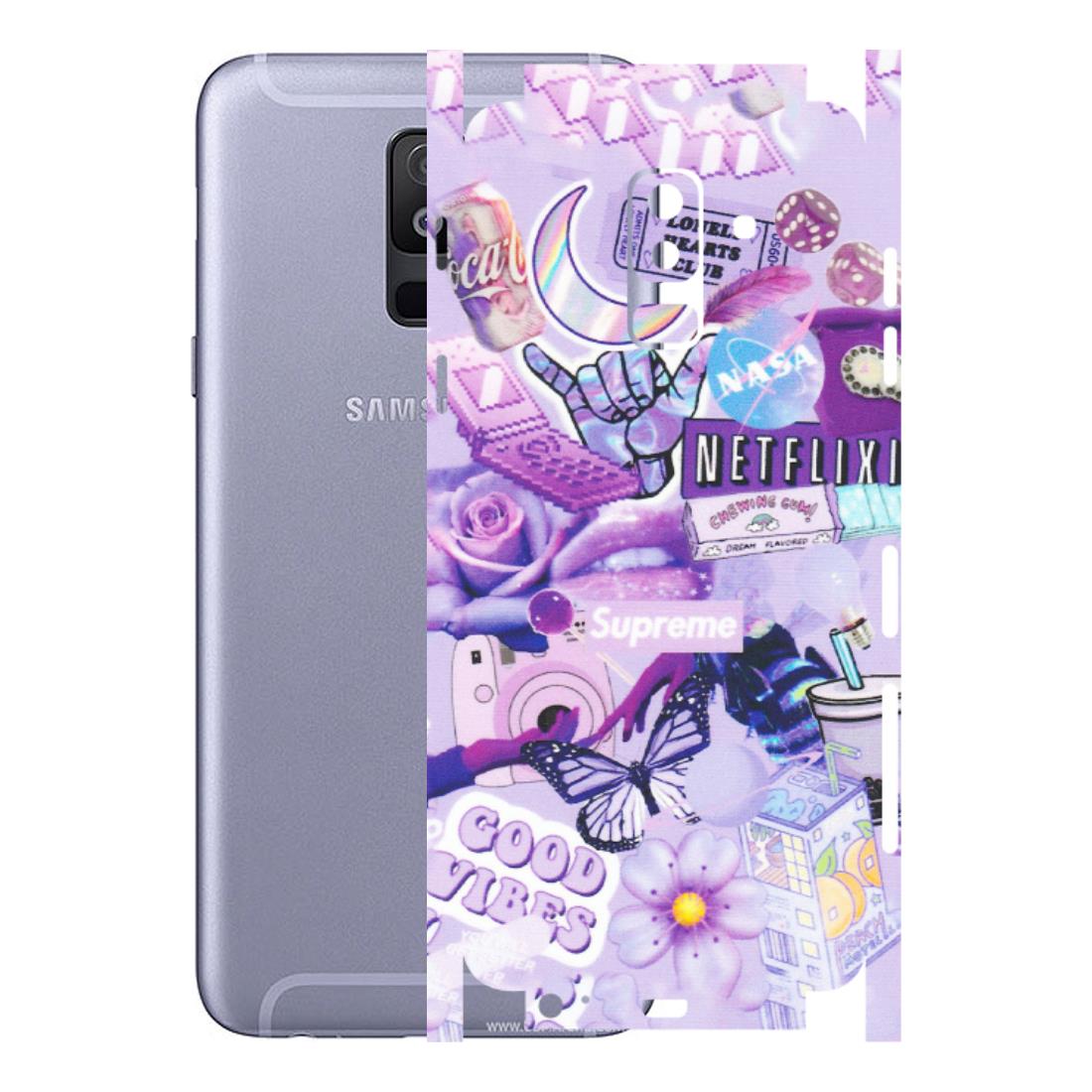Samsung A/S Series Phone Skins (All Models) - Supreme Purple Magic - Matte Finish (M-88) Samsung Galaxy A6 Plus 2018