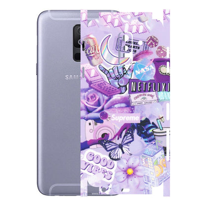 Samsung A/S Series Phone Skins (All Models) - Supreme Purple Magic - Matte Finish (M-88) Samsung Galaxy A6 Plus 2018