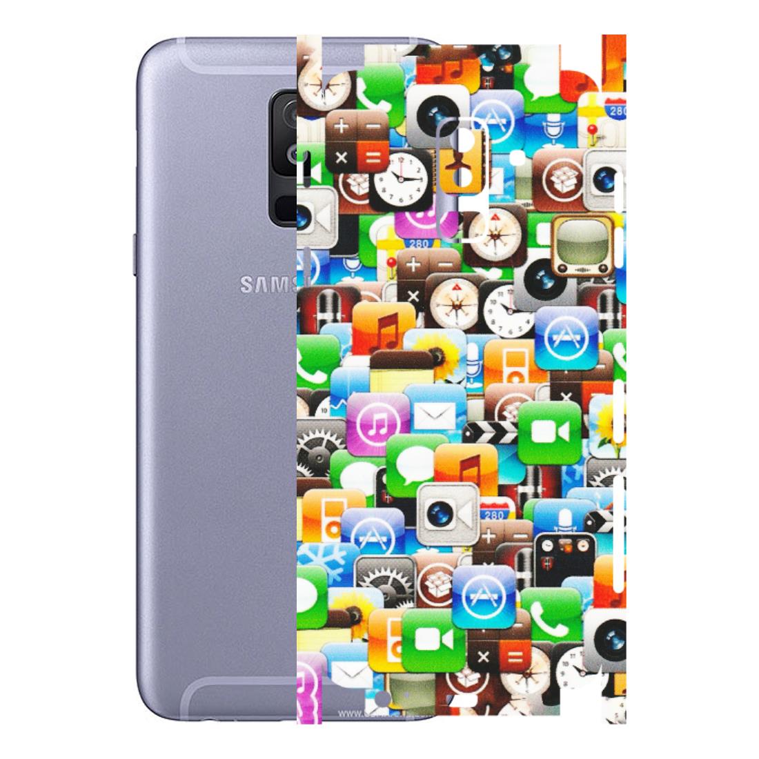 Samsung A/S Series Phone Skins (All Models) - All Apple Icons - Matte Finish (M-93) Samsung Galaxy A6 Plus 2018