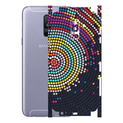 Samsung A/S Series Phone Skins (All Models) - Rainbow Dot Mandala - Matte Finish (M-97) Samsung Galaxy A6 Plus 2018