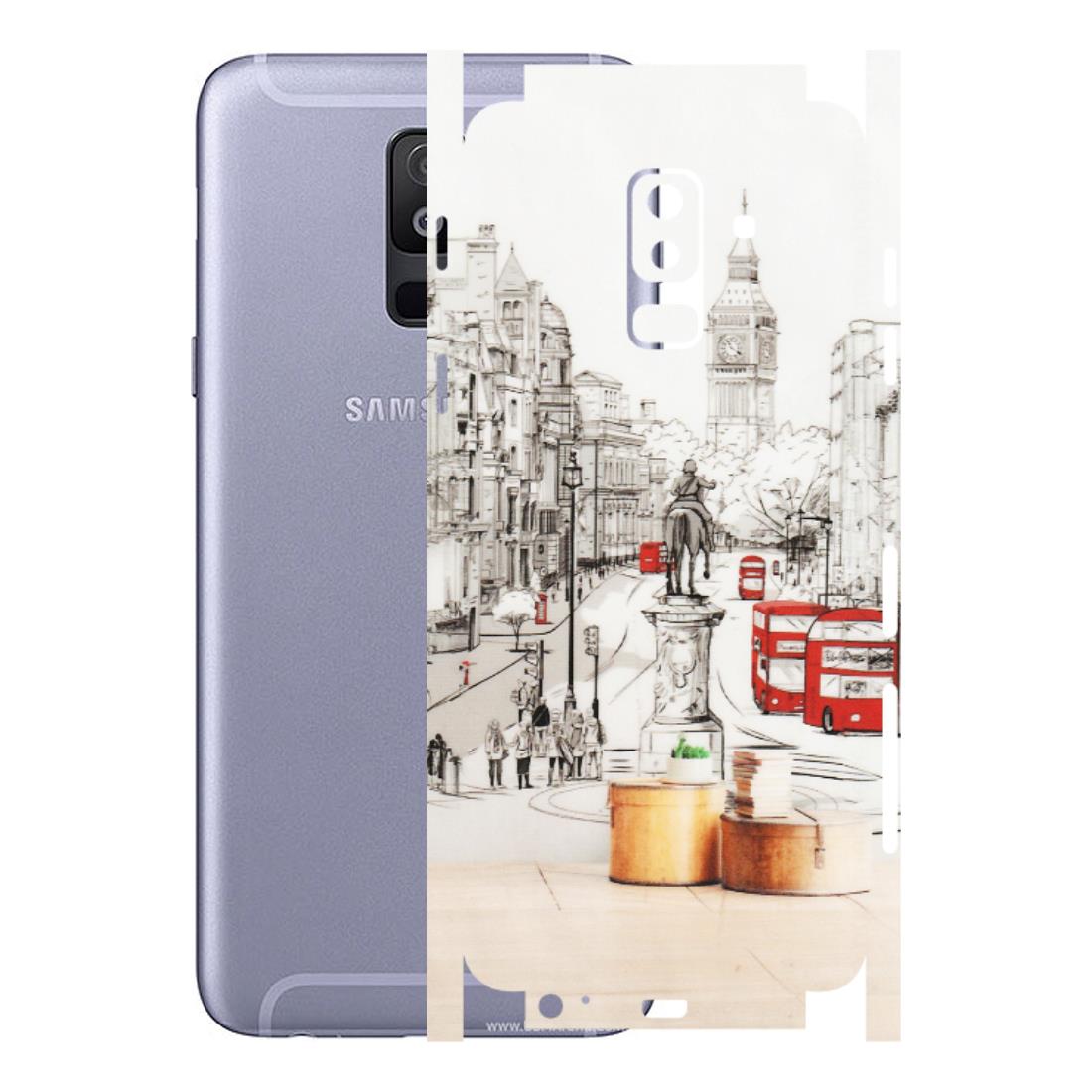 Samsung A/S Series Phone Skins (All Models) - London Street - Transparent Finish (T-02) Samsung Galaxy A6 Plus 2018