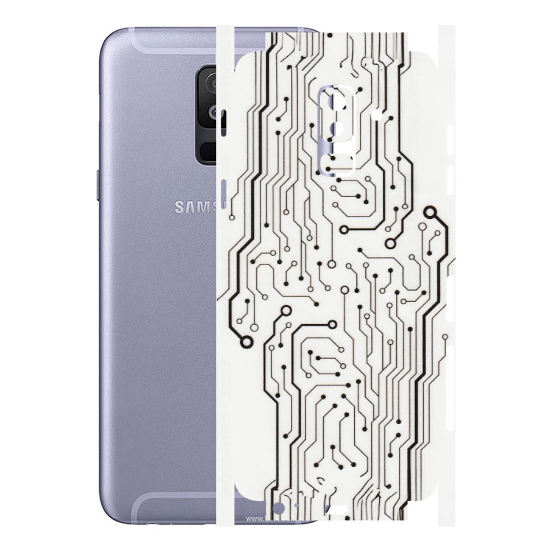 Samsung A/S Series Phone Skins (All Models) - Tech Circuits - Transparent Finish (T-03) Samsung Galaxy A6 Plus 2018