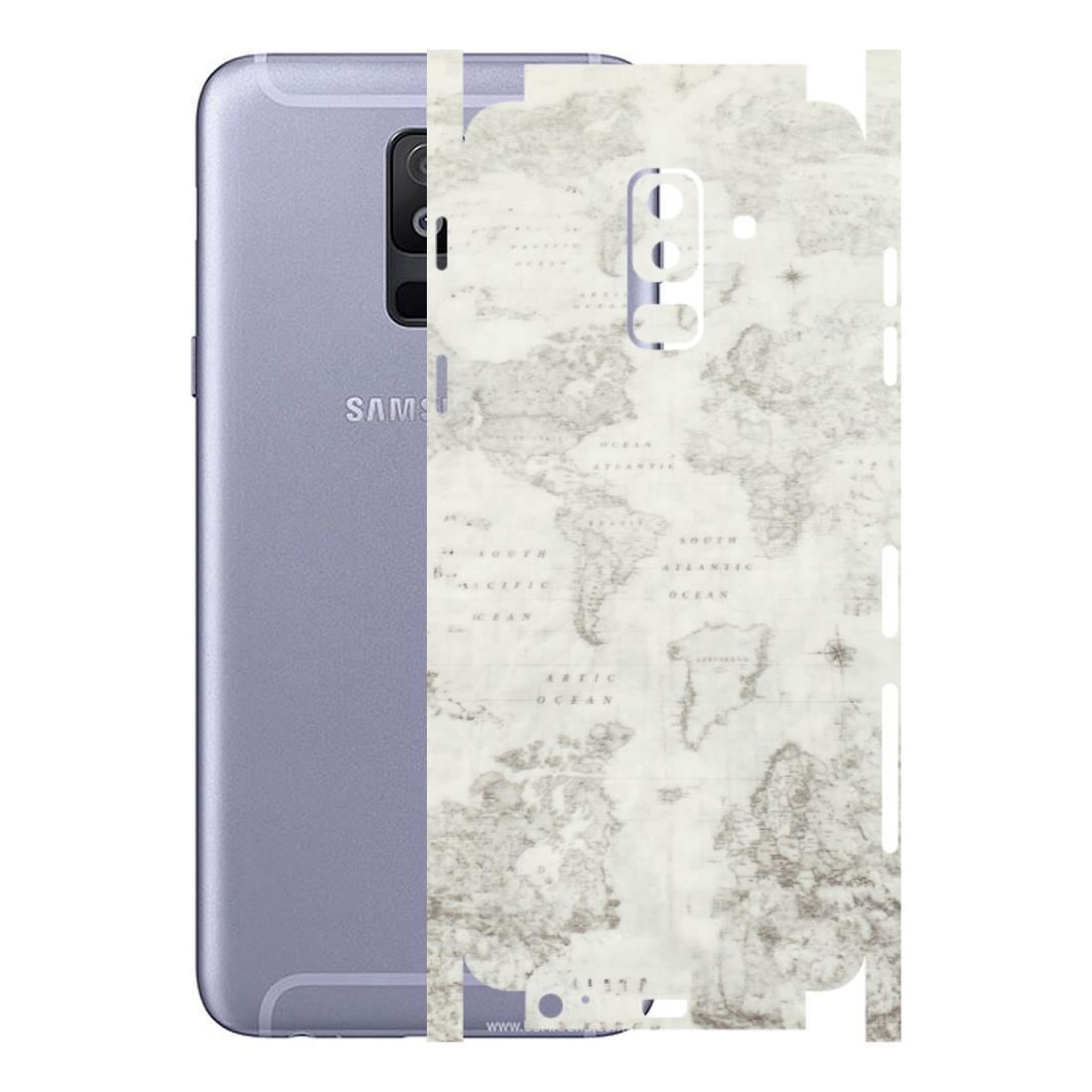 Samsung A/S Series Phone Skins (All Models) - World Travel Map - Transparent Finish (T-04) Samsung Galaxy A6 Plus 2018