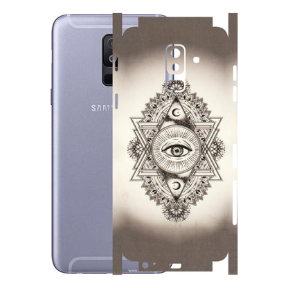 Samsung A/S Series Phone Skins (All Models) - Illuminati Great Eye - Transparent Finish (T-14) Samsung Galaxy A6 Plus 2018