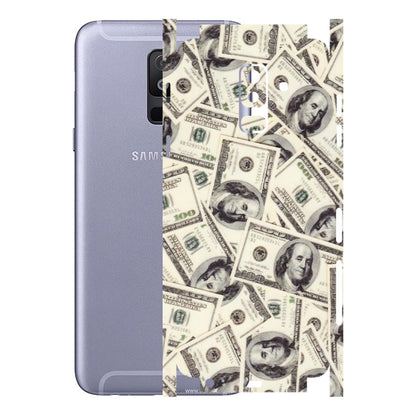 Samsung A/S Series Phone Skins (All Models) - Dollar Lover - Transparent Finish (T-17) Samsung Galaxy A6 Plus 2018