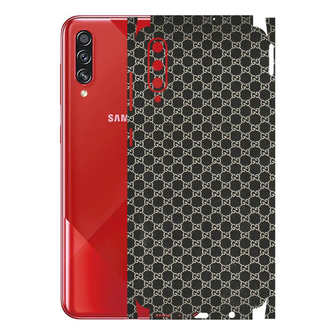 Samsung A/S Series Phone Skins (All Models) - Black G Print - 3D Embossed Finish (L-109) Samsung Galaxy A70s