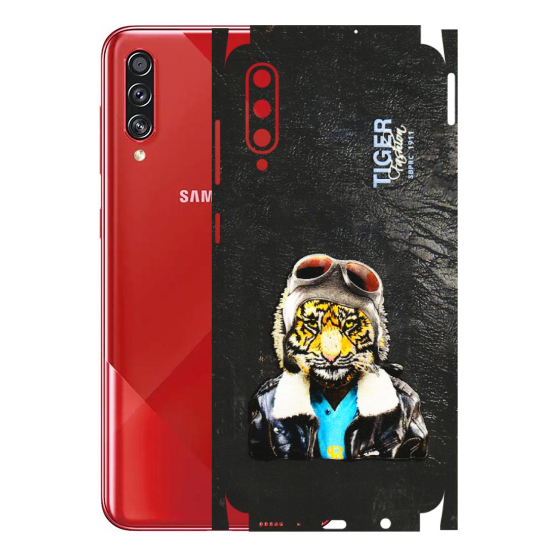 Samsung A/S Series Phone Skins (All Models) - Rider Tiger - 3D Embossed Finish (L-113) Samsung Galaxy A70s