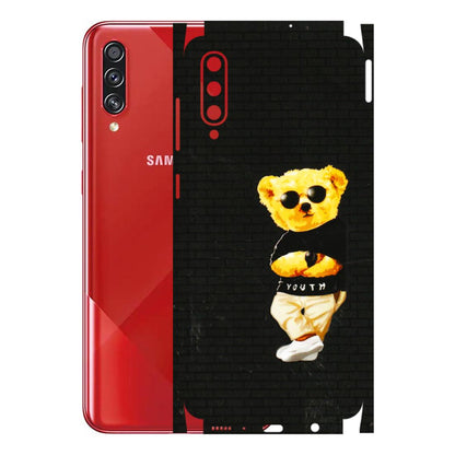 Samsung A/S Series Phone Skins (All Models) - Classy Teddy Bear - 3D Embossed Finish (L-116) Samsung Galaxy A70s