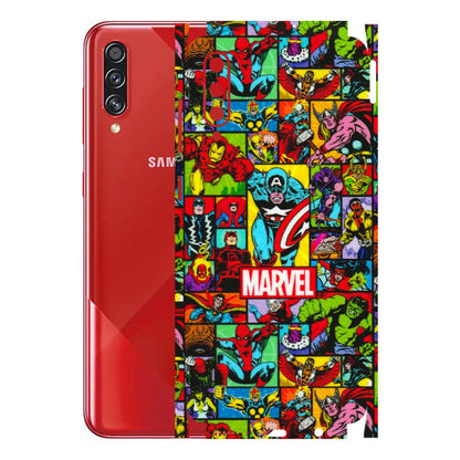 Samsung A/S Series Phone Skins (All Models) - MARVELOUS Comic Characters - 3D Embossed Finish (L-129) Samsung Galaxy A70s