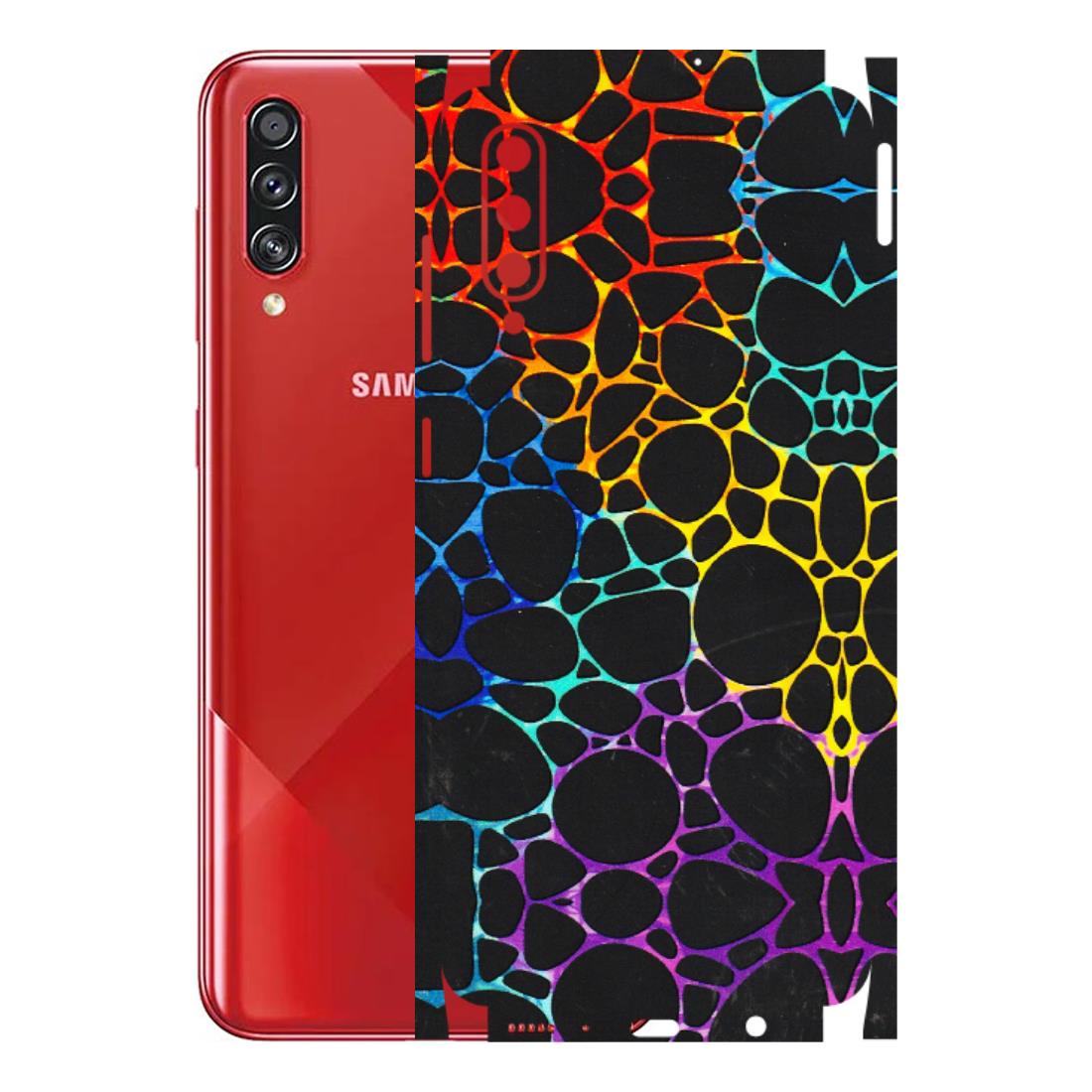 Samsung A/S Series Phone Skins (All Models) - Abstract Art MultiColour - 3D Embossed Finish (L-133) Samsung Galaxy A70s