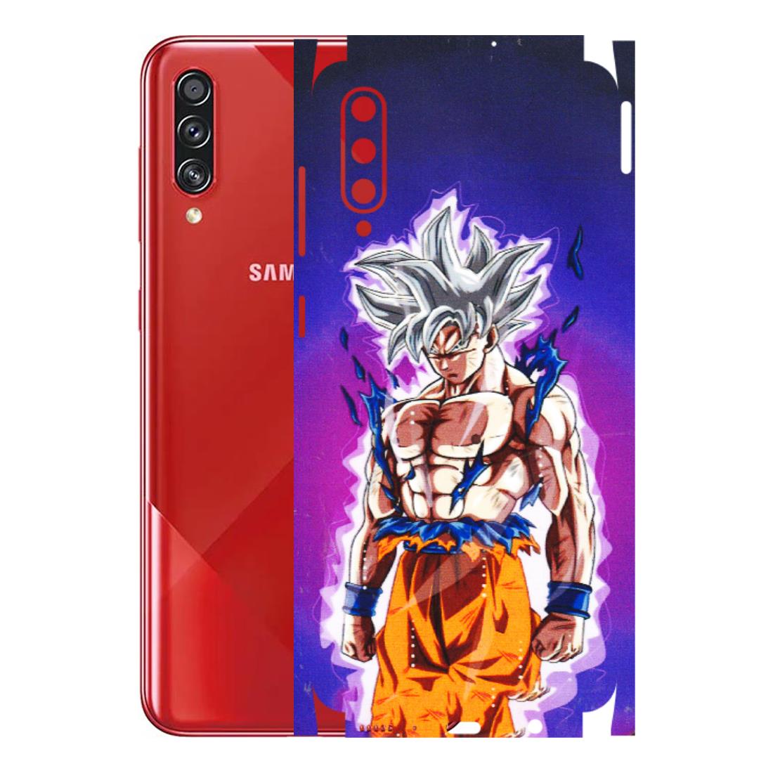 Samsung A/S Series Phone Skins (All Models) - Goku Purple Anime - 3D Embossed Finish (L-147) Samsung Galaxy A70s