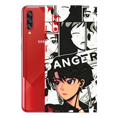 Samsung A/S Series Phone Skins (All Models) - Danger Anime - 3D Embossed Finish (L-155) Samsung Galaxy A70s