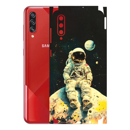 Samsung A/S Series Phone Skins (All Models) - Astronaut in Space - 3D Embossed Finish (L-16) Samsung Galaxy A70s