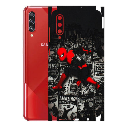 Samsung A/S Series Phone Skins (All Models) - SpiderMan New - 3D Embossed Finish (L-162) Samsung Galaxy A70s