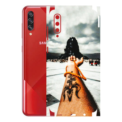Samsung A/S Series Phone Skins (All Models) - Jai Adiyogi Mahakaal - 3D Embossed Finish (L-164) Samsung Galaxy A70s