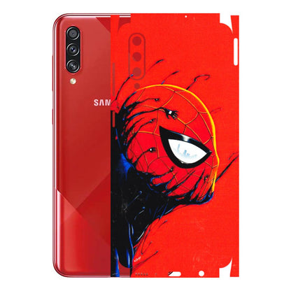 Samsung A/S Series Phone Skins (All Models) - Spiderman Face Venom - 3D Embossed Finish (L-165) Samsung Galaxy A70s