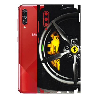 Samsung A/S Series Phone Skins (All Models) - Ferrari Wheel Alloy - 3D Embossed Finish (L-173) Samsung Galaxy A70s