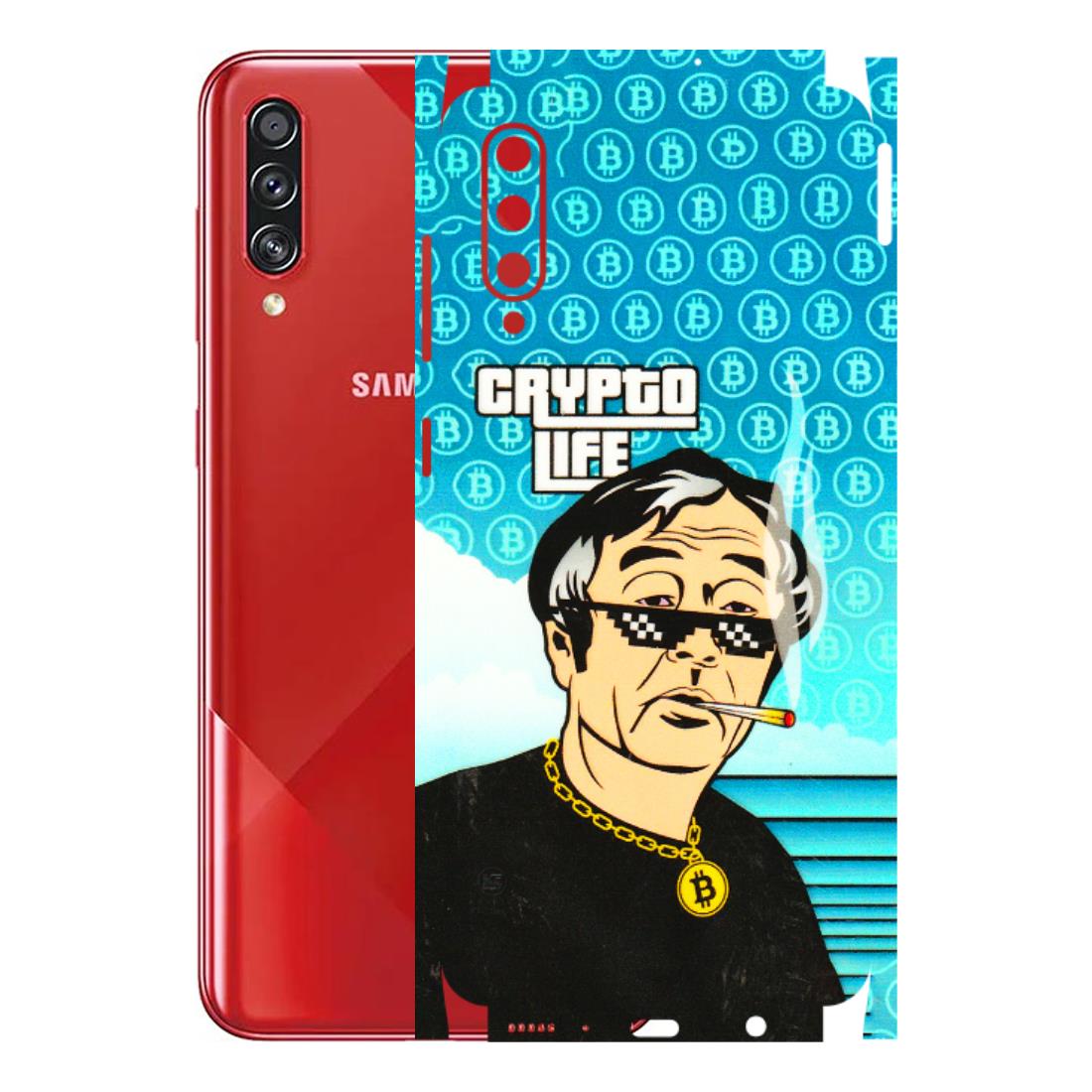 Samsung A/S Series Phone Skins (All Models) - Crypto Thug Life - 3D Embossed Finish (L-179) Samsung Galaxy A70s