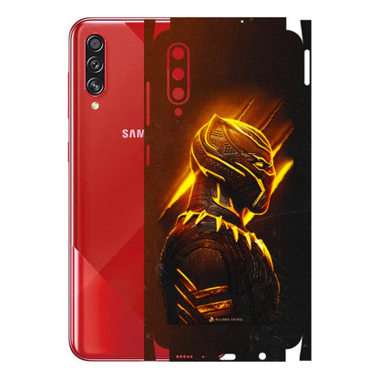 Samsung A/S Series Phone Skins (All Models) - Gold Black Panther - 3D Embossed Finish (L-181) Samsung Galaxy A70s